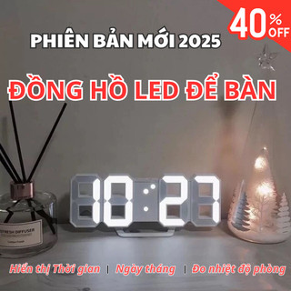 Đồng Hồ LED 3D Myd.23 – Hiển Thị Giờ Rõ Nét, Cảm Biến Âm Thanh Thông Minh, Phù Hợp Trang Trí Mọi Không Gian