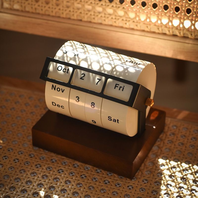Gỗ Vĩnh Viễn Quay Để Bàn Lịch Văn Phòng Trang Trí Bàn Làm Việc Hướng Dẫn Sử Dụng Thiết Lập Ngày Để Bàn Cán Lịch Quà Tặng Sáng Tạo Trang Trí Nhà