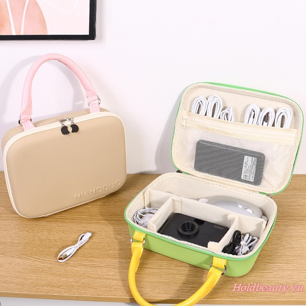 EVA Phụ Kiện Điện Tử Hộp Bảo Quản Camera Du Lịch Vỏ Cứng Túi Máy Ảnh Kỹ Thuật Số Tổ Chức Cho Nữ