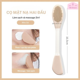 Cọ silicon đắp mặt nạ 2 đầu chuyên dụng GECOMO - Thoa mặt nạ đều, sạch sẽ