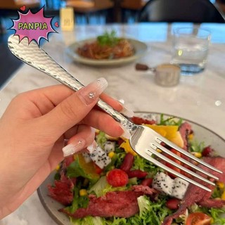 [PNPIA] Nĩa ăn tối bằng thép không gỉ Bộ nĩa bàn tay cầm dài Bộ dao kéo Hàn Quốc Bốn món Salad Món tráng miệng Nĩa trái cây Cửa hàng nhà bếp