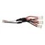 MOON 3S 3Pin XH Nam Sang Nữ Cân Bằng Cáp Sạc 13 50cm 24AWG Đĩa Vàng Cắm Cho Từ Xa 18650 Làm Mô Hình