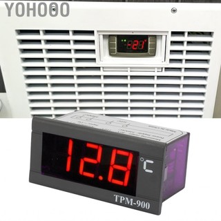 Yohooo Bộ điều khiển nhiệt độ Yohooo-VN TPM-900 220V Máy đo bảng điều khiển bộ điều chỉnh nhiệt kỹ thuật số với cảm biến -40? -110? 20% - 85%