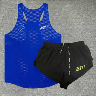 Flying Shadow Running Training Sports Suit Quick-Drying Men's and Women's Marathon Summer Racing Sleeveless Vest Track and Field Shorts i6Xp