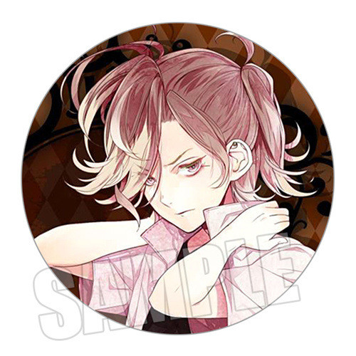 HK1 DIABOLIK LOVERS Tinplate Huy hiệu Shu SAKAKI Phụ kiện Anime Ngoại vi KH1