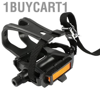 1buycart1 Dây đeo bàn đạp dây nylon không trượt ngăn chặn chân bị trượt với các vết trái và phải để đi xe đạp trên đường núi