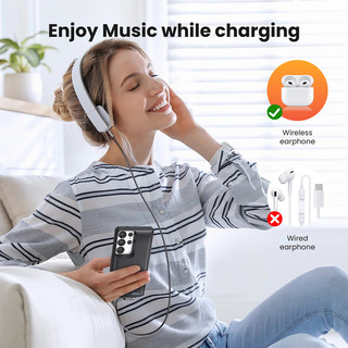 [JLK] Pin dự phòng 10000mAh sạc không dây từ tính cho Samsung Galaxy S22/S23/S24/S25/S26 Ultra, S25 Plus, sạc dự phòng di động
