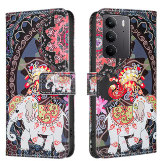 Ốp Lưng TPU Lật Cho Samsung Galaxy A14 A24 A34 A54 A13 A33 A53 A52 A52s A56 5G A72 A12 A04 A04s Bao Da PU In Nhiều Màu Sắc Ví Từ Tính Có Khe Cắm Thẻ Vỏ Đứng