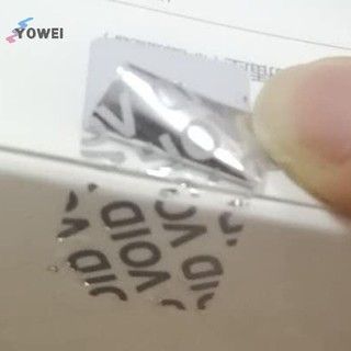 YOWEI 100 Miếng Dán Bảo Hành Bảo Hành (40mm * 20mm) Miếng Dán Nhãn Void Chống Tamper VN
