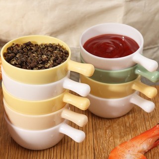 5 / 10 Cái Sốt Cà Chua Salad Ăn Nhúng Bát - Đĩa Gia Vị Dầu Tiêu Mini