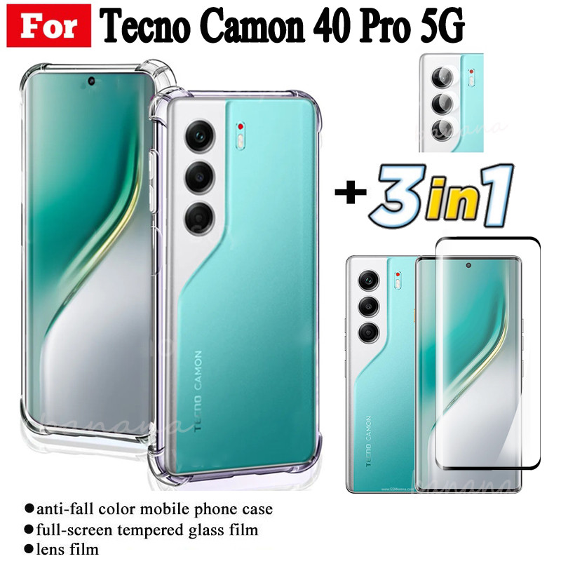 Ốp Điện Thoại Chống Sốc Tecno Camon 40 Pro 5G Cho Tecno Camon 40Pro 4G Chống Gián Điệp Quyền Riêng Tư Bảo Vệ Toàn Diện Kính Cường Lực Bảo Vệ Màn Hình Và Phim Ống Kính