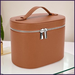 Túi Trang Điểm Du Lịch Du Lịch Túi Trang Điểm Da PU Chống Thấm Nước Tổ Chức Dây Kéo Túi Vanity Tote Cho Trang Sức ewoekvn