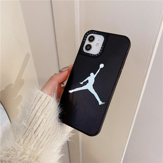 Ốp lưng gương cho iPhone 16 15 14 13 12 11 S XR XS 7G 8 Plus SE2 mini nhãn Jordan chống sốc