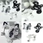 Treeling Hoạt Hình Acrylic Ghi Chú Âm Nhạc Móc Khóa Phụ Kiện Ba Lô Carabiner Trang Trí