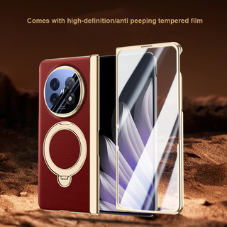 360 ° Ốp Giá Đỡ Xoay Cho OPPO Find N5 FindN5 5G Hút Từ Tính 2 Trong 1 Gấp Bản Lề Vỏ Bảo Vệ Với Phim Cường Lực