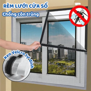Màn Lưới Chống Muỗi Tự Dính TORO Rèm Cửa Sổ Siêu Thoáng, Ngăn Côn Trùng