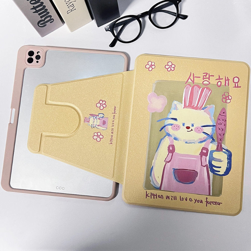 Ốp bảo vệ cho Samsung Galaxy S9 FE + S10ULTRA Tab A7 lite Tab A9 Plus Tab S6 lite 10.4inch S9plus / s10plus 12.4inch S7plus / S8plus Vỏ Acrylic xoay có khe cắm bút