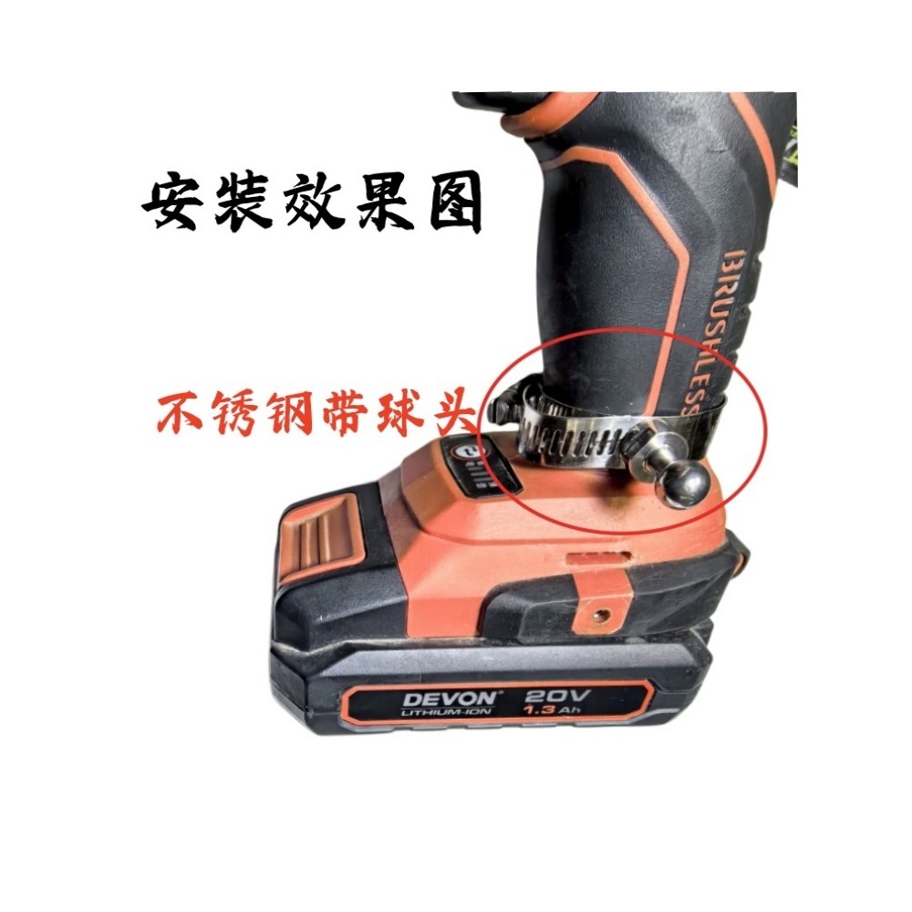 Đầu bi tháo nhanh, dụng cụ điện, máy khoan, máy khoan tác động, cờ lê, túi đựng máy khoan treo eo cho thợ điện CN50