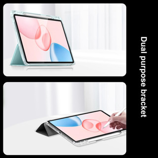 Ốp chống rơi khe cắm bút trong suốt cho Honor Pad 10 12.1 "HEY3-W00 / HEY3-W10 Pad 9 MagicPad 2 GT Pro 12.3 Tablet GT 11.5 2025 X9a V9 11.5 X8a X9 Vỏ bảo vệ da ba lần