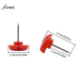 YOWEI Ins Tình Yêu Hình Trái Tim Đẩy Chân Màu An Toàn Push Pin Cork Board Thumb Tack Wall Pins Trường Văn Phòng Phẩm Văn Phòng Ràng Buộc Tiếp Liệu VN
