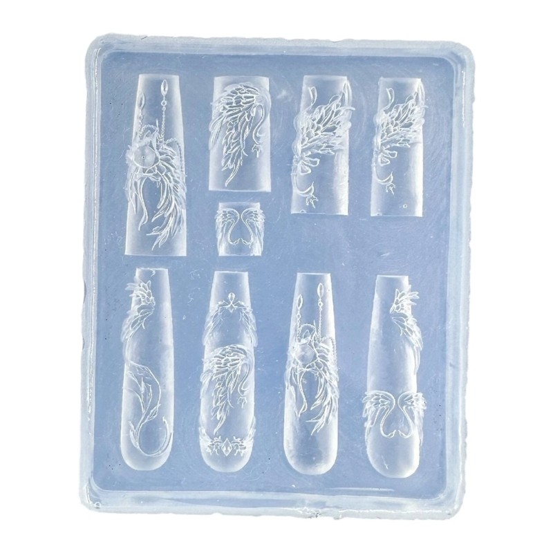 ⚝⚝Richh Silicone Móng Tay Hoa Khuôn Dụng Cụ Cho Đồ Trang Sức Thủ Công DIY Và Trang Trí Móng Tay Nghệ Thuật
