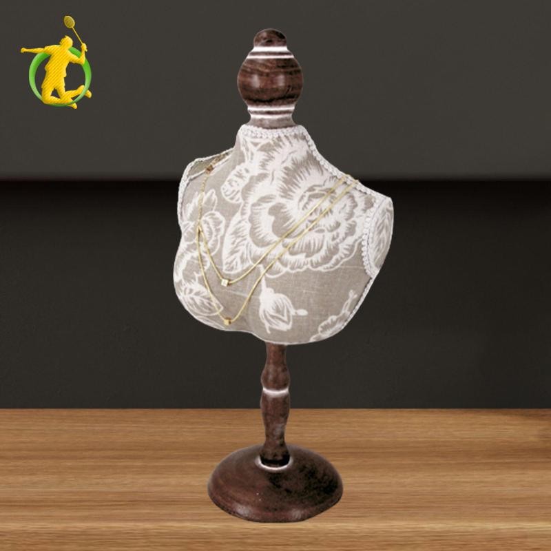 Vòng Cổ Bảo Quản Giá Đỡ Trang Sức Thanh Lịch Mannequin Họa Tiết Hoa Trang Trí Dây Chuyền Trang Sức Tổ Chức Cho Mặt Bàn