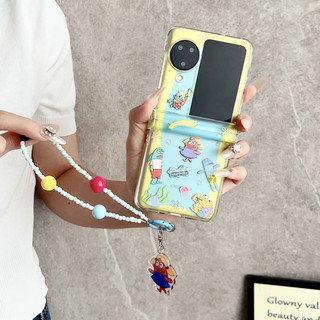 Ốp điện thoại gấp cho Oppo Find N2 N3 Flip Cute Bikini Burger Bracelet Vỏ điện thoại TPU cứng