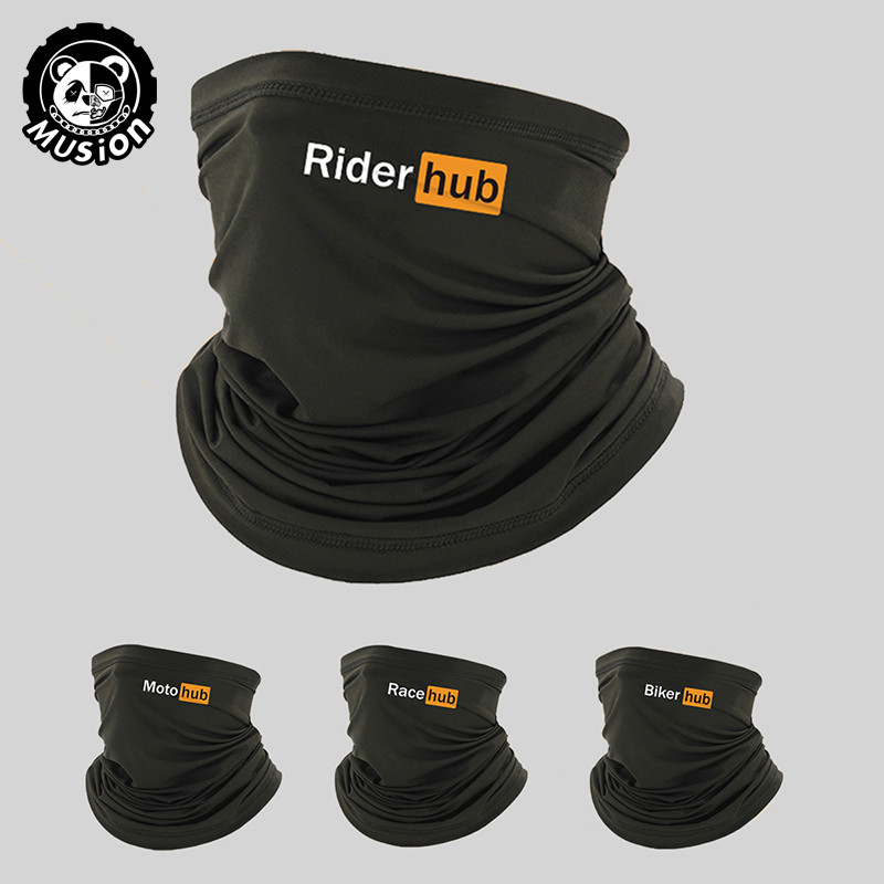 Musion Balaclava Mặt nạ dành cho nam và nữ Ice Silk Mặt nạ nửa mặt co giãn Magic Bandana Băng đô chống tia cực tím Mặt nạ mồ hôi thoáng khí