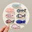 【Phụ Kiện Tóc】Set 6 Kẹp Tóc Sắc Cá Nhỏ Dễ Thương Đẹp Mới Thời Trang Hàn Quốc