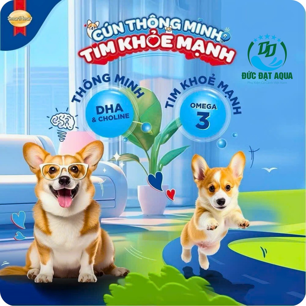 Thức ăn hạt cho chó mẹ và chó con Smartheart Mother & Babydog 1,3kg hàng nhập thái lan 7