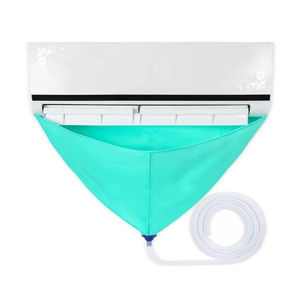 Vỏ làm sạch điều hòa HOBBYIN, Bộ làm sạch điều hòa không khí chống rò rỉ chống nước, Ống thoát nước bền có ống thoát nước Túi làm sạch điều hòa PVC dày Túi giặt máy lạnh