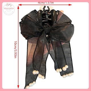 STHB Nơ Ngọc Trai Lớn Tóc Lấy Kẹp Siêu Cổ Tích Gạc Ruy Băng Pin Lưng Nữ Phụ Kiện Cho Nữ VN