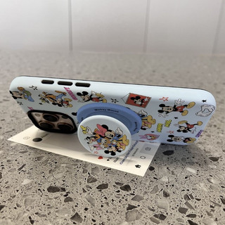 Ốp bảo vệ toàn màn hình họa tiết Mickey dễ thương hai trong một cho iPhone 11 12promax 13 pro 15pro 15promax 14 14promax 14pro 16 pro max 16 plus ốp lưng hai trong một