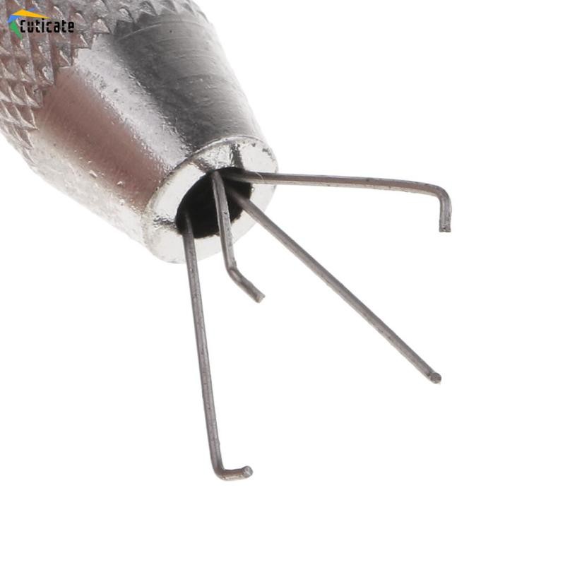 Cutate 4 - Prong Bead Ball Diamond Grabber Holder Body Piercing Tools for Easy Pickup