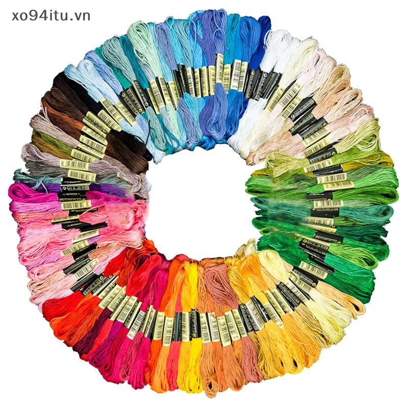 XOITU 24 / 100 / 50 Cross Cotton Thêu Chỉ Flos May Xiên Thủ Công VN
