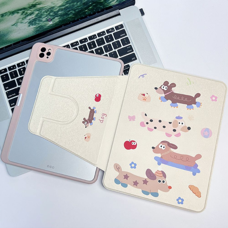 Ốp bảo vệ cho Samsung Galaxy S10ULTRA Tab A9 Plus Tab A7 lite Tab S6 lite 10.4inch S9plus / s10plus 12.4inch S9 FE + S7plus / S8plus Vỏ Acrylic xoay có khe cắm bút