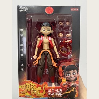 Nhân vật SHF Nezha, đồ chơi Nezha cho thanh thiếu niên, nhân vật Nezha cho người lớn, Nezha: đứa trẻ ma thuật bước xuống thế giới, nhân vật hành động có thể di chuyển