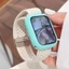 Dây đeo bện Nylon + Vỏ đồng hồ co giãn thoáng khí cho Apple Watch Series11 / 10 46mm 42mm Ultra3 / 2 / 1 49mm 9 8 7 6 5 4 SE 45mm 44mm 41mm 40mm