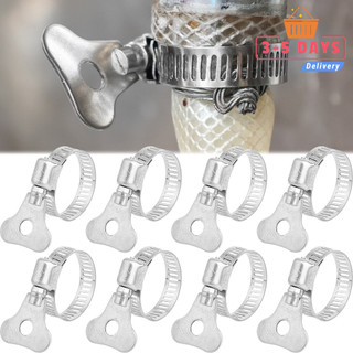 [3-5 ngày đến] Kẹp ống thép không gỉ có thể điều chỉnh, Bộ kẹp ống cho ô tô / ống nước, Đầu nối ống chống rò rỉ chống ăn mòn