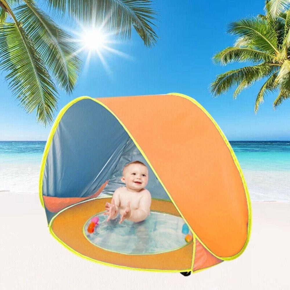 Lều đi biển trẻ em METUBE, Lều đi biển bật lên di động cho bé, Tấm che nắng cắm trại ngoài trời chống tia cực tím chống nước cho trẻ em