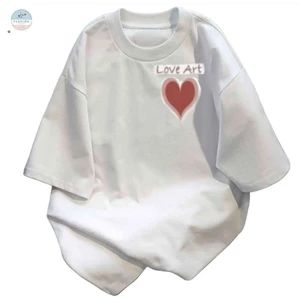 Áo Thun Phông Nam Nữ unisex Nam Nữ chất Cotton co dãn - chữ LOVE ART--quanao94