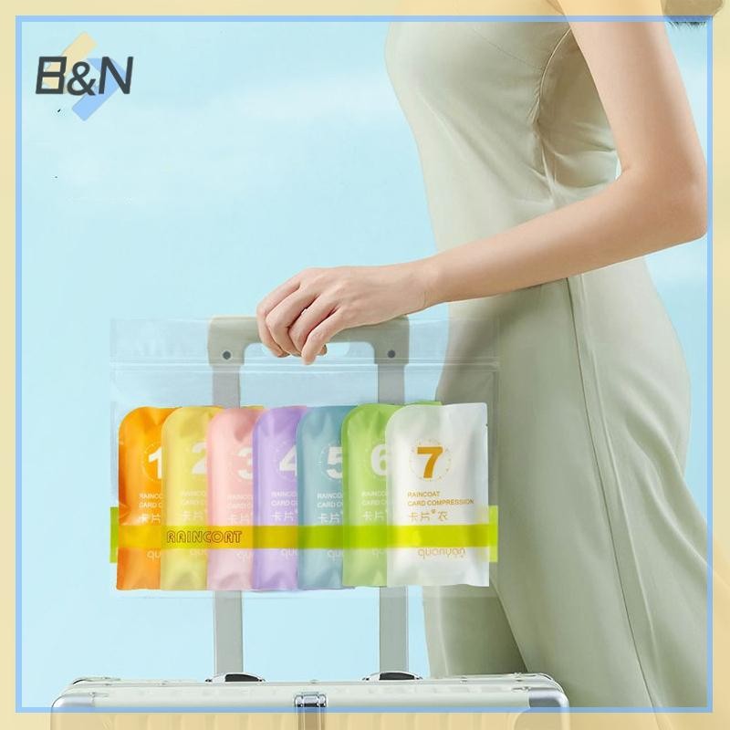 B & N Di Động Dày Áo Mưa Du Lịch Ngoài Trời Áo Mưa Chống Thấm Nước Nữ Và Nam Dùng Một Lần Cắm Trại Che Mưa Đồ Dùng Du Lịch.