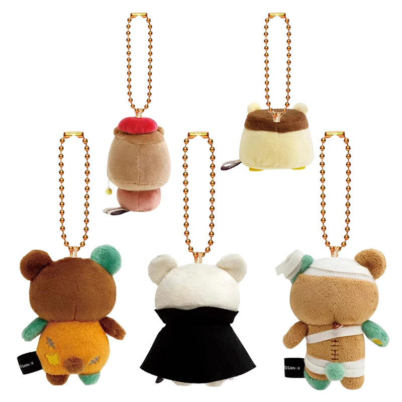 PS1 Rilakkuma Sang Trọng Búp Bê Quà Tặng Cho Bé Gái Trang Trí Nhà Đồ Chơi Nhồi Bông Móc Khóa Mặt Dây Chuyền Cho Trẻ Em Bộ Sưu Tập SP1