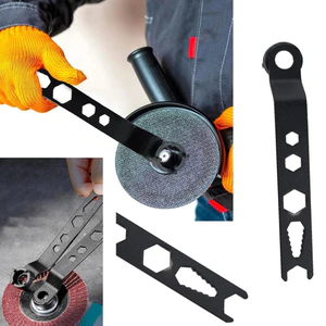 Cờ lê máy mài góc bốn móng vuốt Loại bỏ điều chỉnh tay 150mm,3trong 1 Cờ lê kim loại để tháo gỡ máy mài góc loại - FE123
