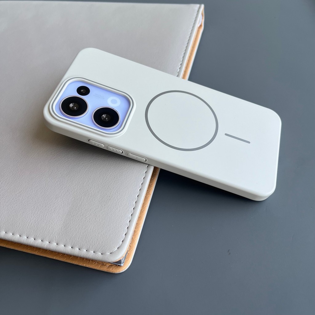 Ốp điện thoại cứng Macaron siêu mỏng bằng nhựa cho OPPO A6 PRO Reno 15 14 13 12 11 Pro RENO 15C 13F 12F 14F 11 PRO Plus Find X9 PRO Vỏ chống sốc cuộn dây từ tính mịn