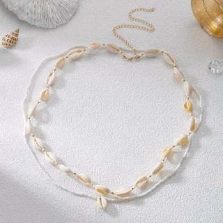 ASDFGER Bụng Dây Xích, Sao Biển Hạt Boho Eo Dây Xích, Seashell Nhiều Lớp Phong Cách Bohemian Thắt Lưng Trang Sức