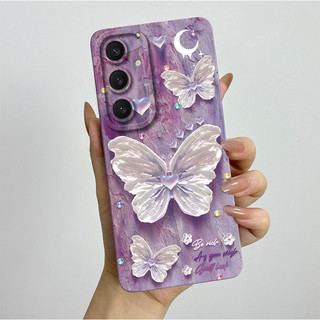 Ốp Lưng Cho Samsung Galaxy A16 4G SM-A165F Vỏ Thẩm Mỹ Hoa Bướm Xinh Đẹp TPU Mềm Chống Sốc Mờ Ốp Lưng Cho Samsung A26 A 16 5G
