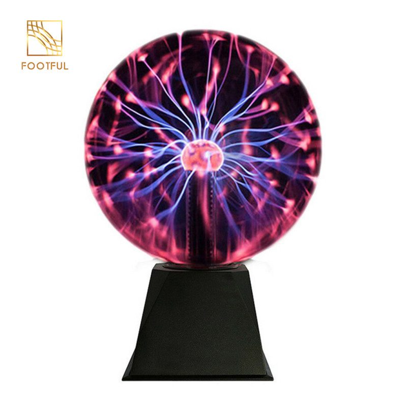 Đèn bàn quả cầu Plasma pha lê lấp lánh cho bữa tiệc Disco