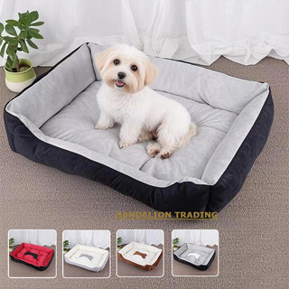 [DANDELION] Giường cho chó lớn cho thú cưng Ngôi nhà ấm áp Tổ vuông màu kẹo cho chó nhỏ vừa lớn Cat Puppy Plus Size Giỏ đựng chó