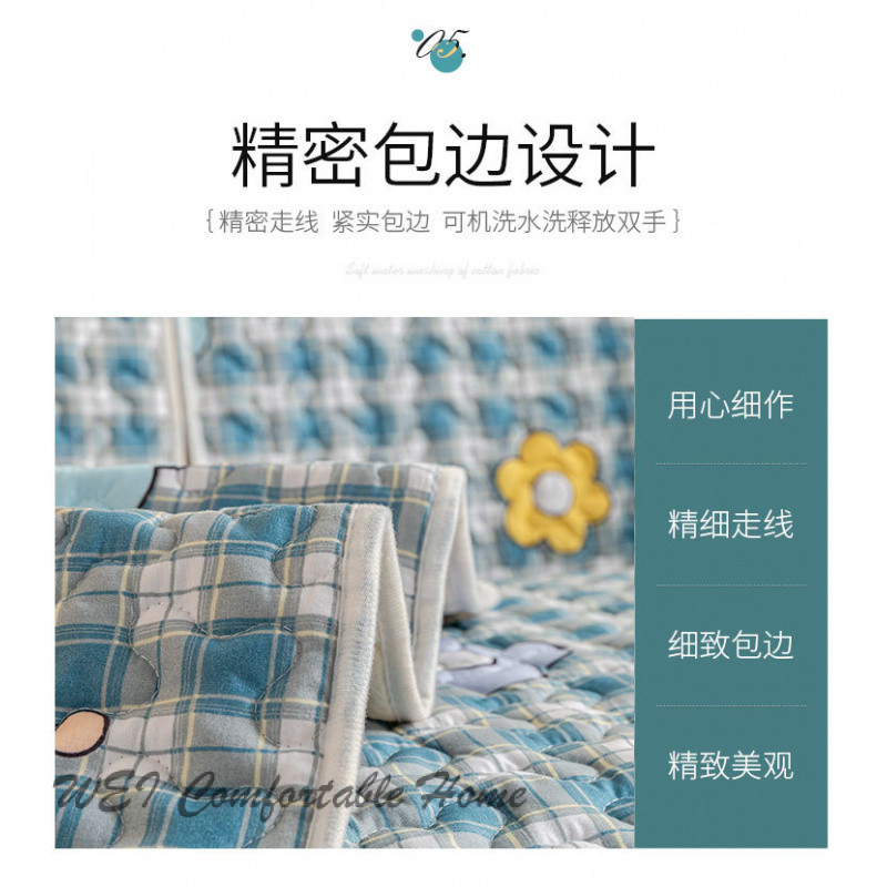 Nhỏ Tươi Sofa Đệm 123 Người Chống Trơn Trượt Sofa Che Chống Bụi Phòng Khách Sofa Khăn